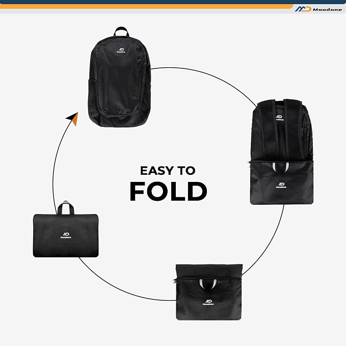 Lightweight Packable Hiking Backpack, 30L Back Pack Travel Outdoor Waterproof - Image 3
