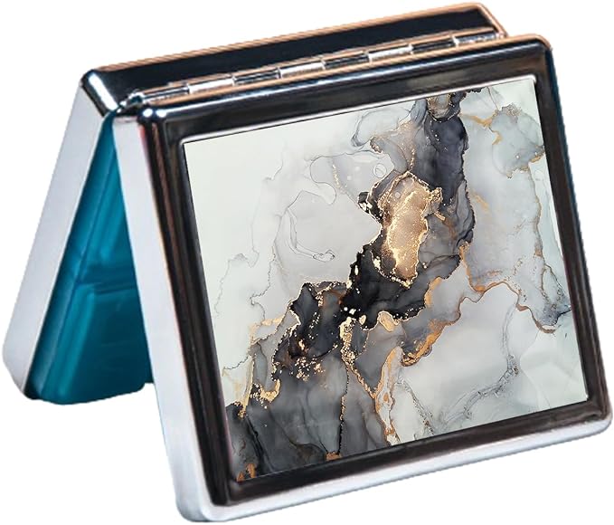 Silver Vintage Pill Box 7 Day Metal Pill Box - Image 4