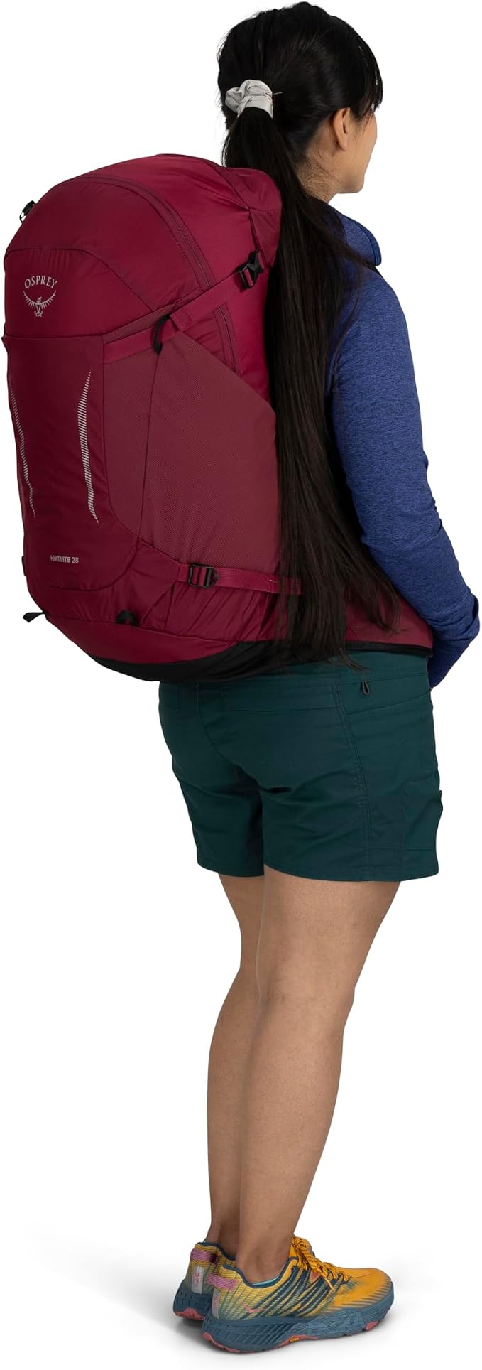 Osprey Hikelite 28L Unisex Hiking Backpack, Chameleon/Black - Image 13