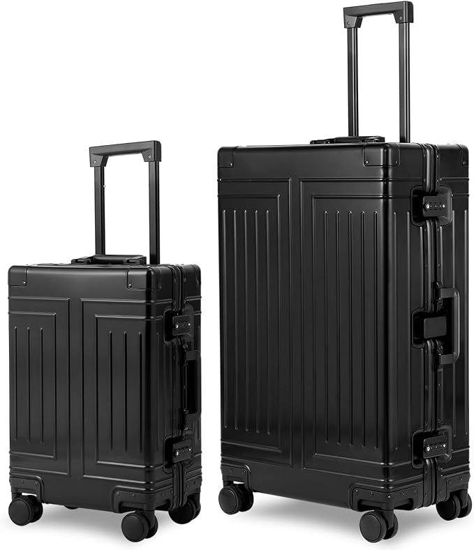 All Aluminum Magnesium 20/28 Luggage set ，Cut from Whole Aluminum Sheet，22x14x9 - Image 6