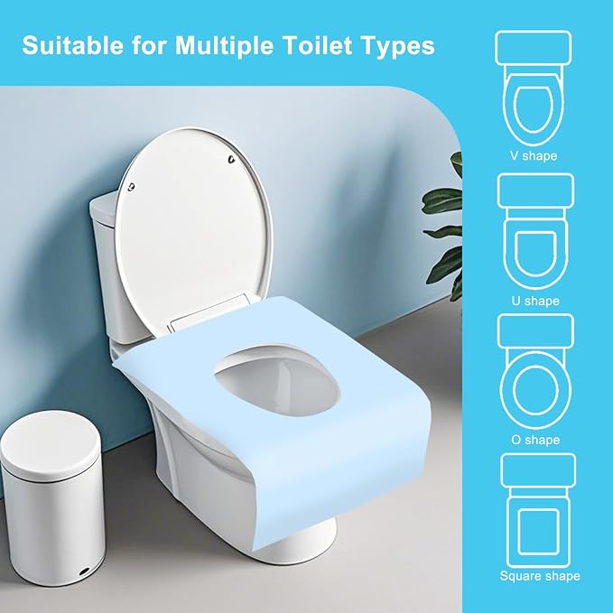 100 Packs Tear-Free Toilet Seat Covers Disposable - Image 7