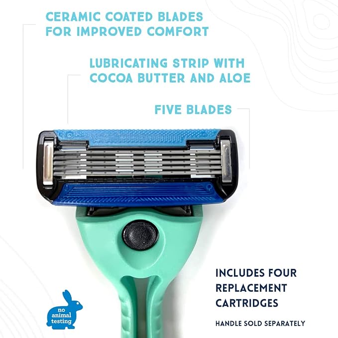 Preserve Shave 5 Razor Blades Refills - Image 6