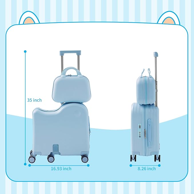 TABU Ride-on Luggage with Handbag - Image 2