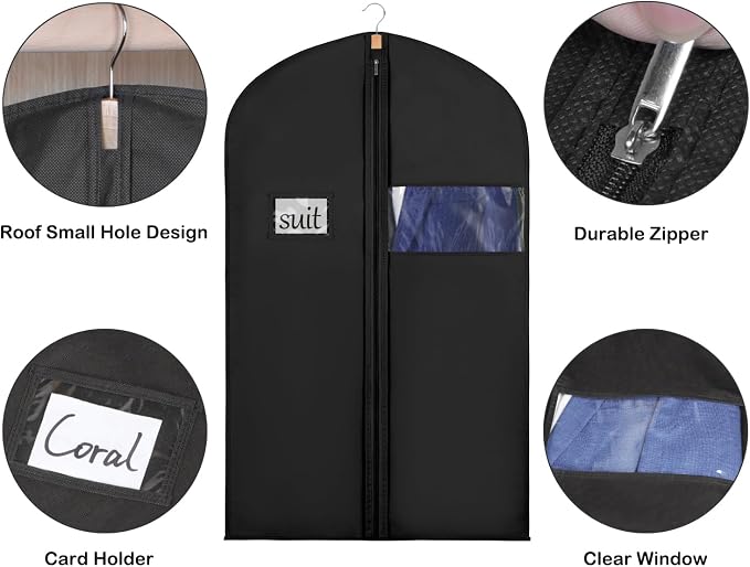 Syeeiex 40" Suit Bag, Suit Bags - Image 5