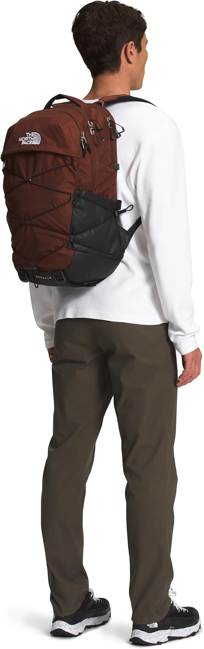 The North Face Borealis Commuter Laptop Backpack, Dark Oak/TNF Black, One Size - Image 6