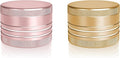 2 Sets Small Pill Box, Portable Daily Box, Aluminium Alloy Round Container by minlen