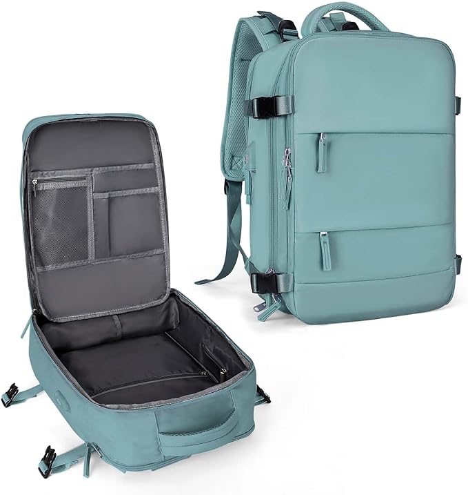 coowoz Large Travel Backpack For Women Men, Carry On Rucksack Flight Approved by coowoz