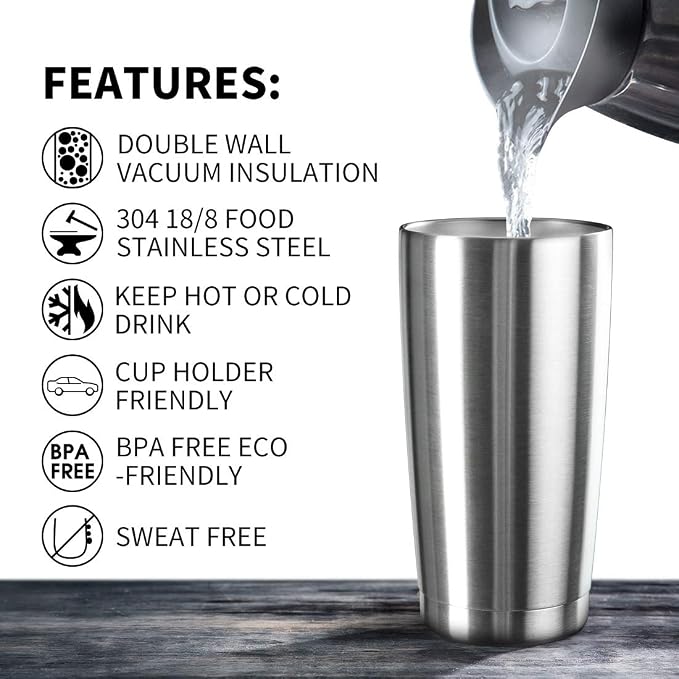 20oz Tumbler Bulk Stainless Steel Vacuum Insulated Tumblers - Image 5