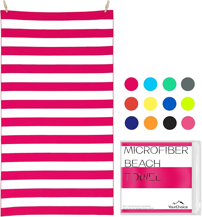 Your Choice Microfiber Quick Dry Sand-Free Beach Towel by YourChoice