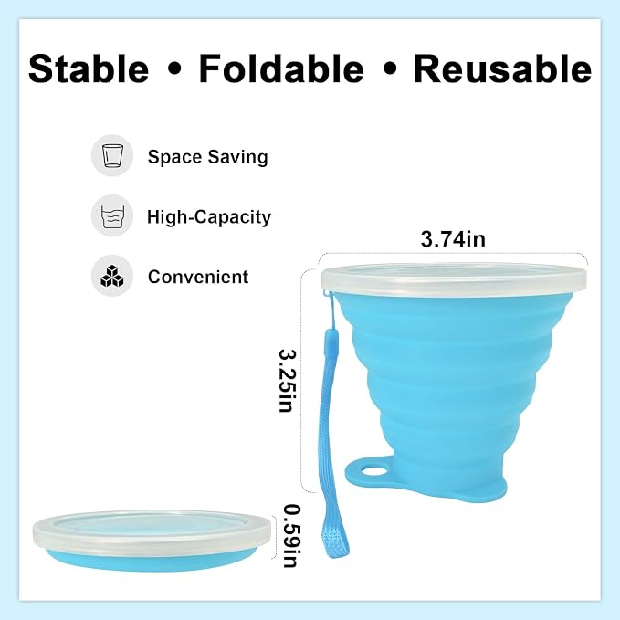 Guyuyii 4 Pack Collapsible Cup - Image 2
