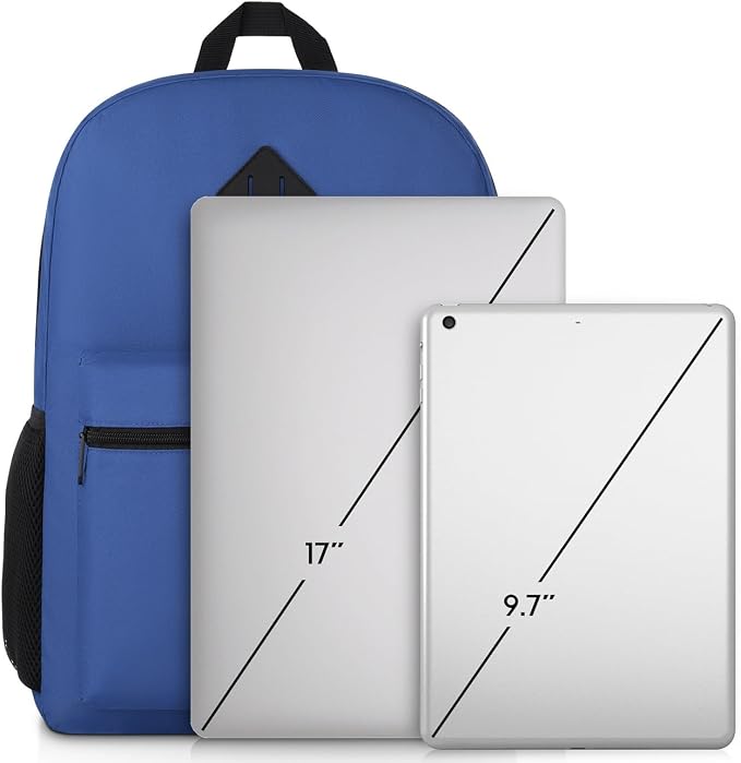 17.3 inch School Backpack, Classic Bookbag Backpack - Image 6