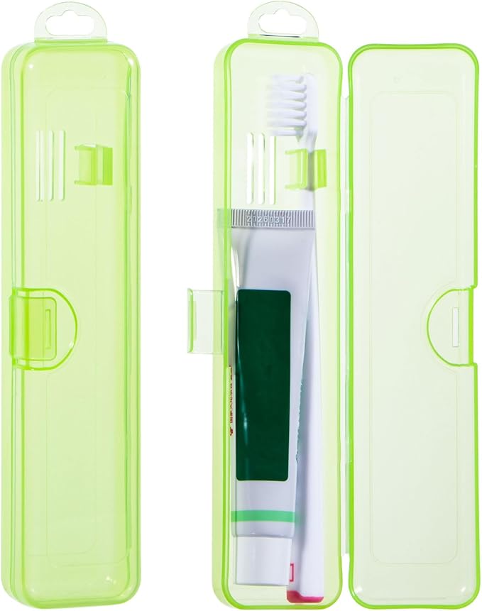 Toothbrush Case Holder 2 Pack, 7.87 x 1.85 x 1.18” by Gamdee