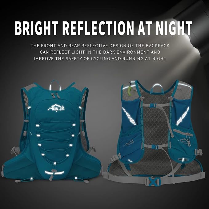 Running Hydration Vest for Men Women Water Backpack for Running 3L Running - Image 6