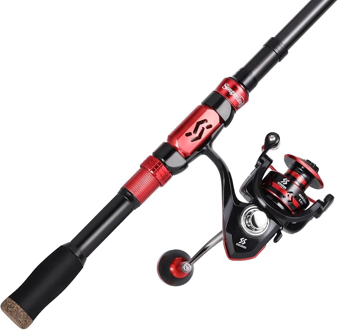 Sougayilang Fishing Pole with Spinning Reel Portable Fishing Rod Reel Combos - Image 3
