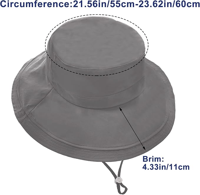 Sun Hats for Women Wide Brim Ponytail UV Protection Beach Hat Packable - Image 2