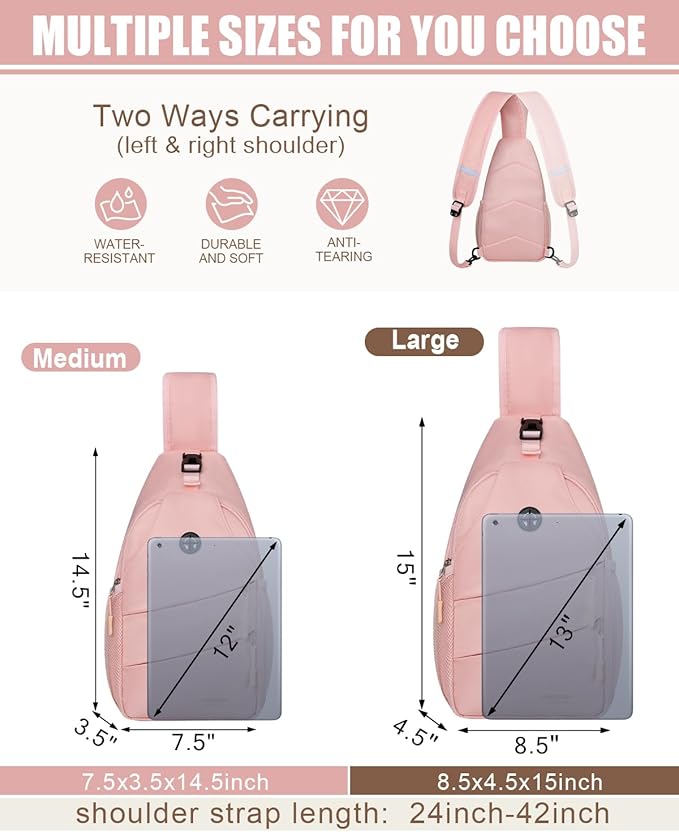 Crossbody Bags for Women Men Trendy Sling Bag Bakpack Casual Chest Bag - Image 2