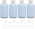 ASEVAT 6.7oz 4pack Refillable Travel Shampoo and Conditioner Bottles, Travel by ASEVAT