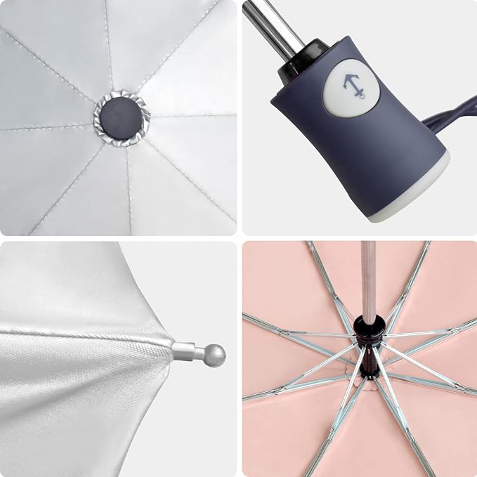 Cuby UV Sun Umbrella Compact Folding Umbrella lightweight Portable Manual - Image 3