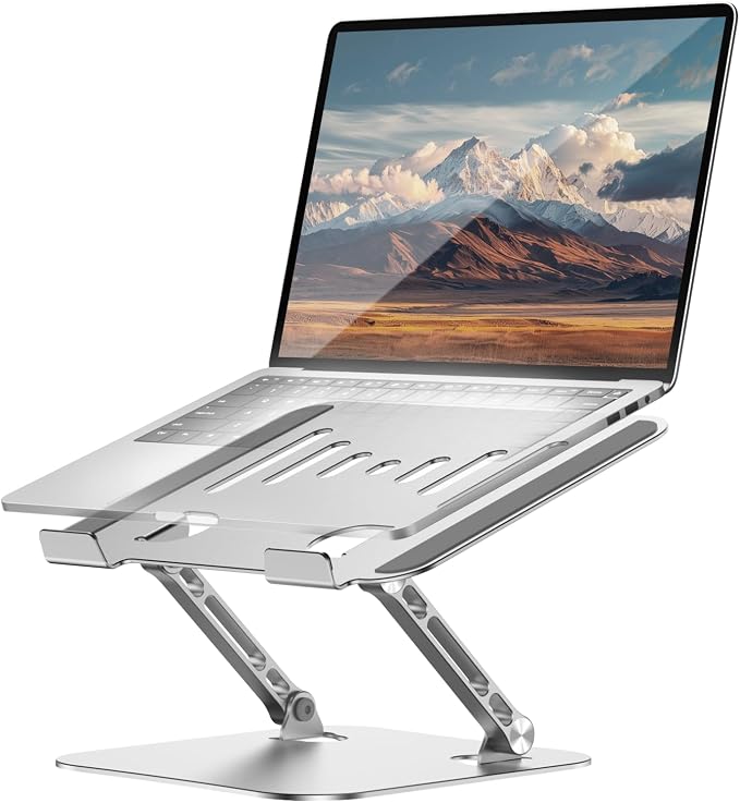 Laptop Stand for Desk Adjustable Computer Stand Foldable Laptop Riser Notebook by LINTYLE