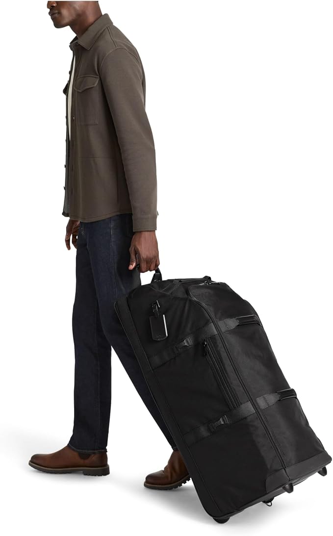 TUMI - Alpha Bravo Collapsible Duffel - 85 L Capacity - Black Duffel - Image 7