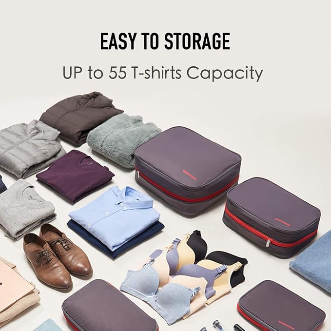 Bee Nesting Waterproof Compression Packing Cubes, Travel Packing organizers - Image 3