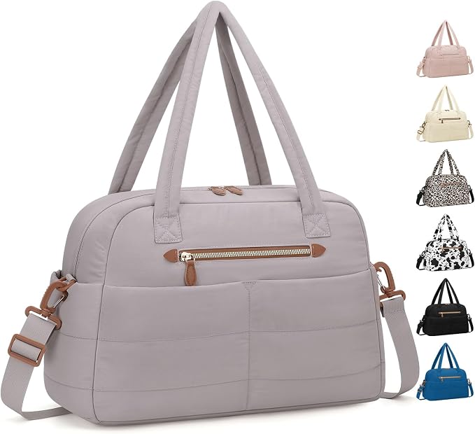 Travel Duffle Bag, Puffer Carry On Duffel Bag by Pritent