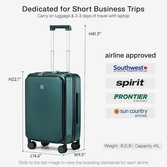 Hanke Grace Carry On Luggage - Image 4