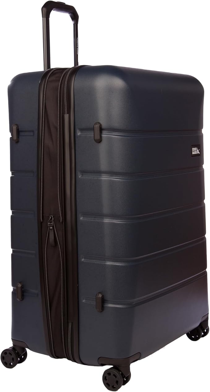 Eddie Bauer Glacier Checked 30" Luggage | Hardside | Spinner Wheels | - Image 6