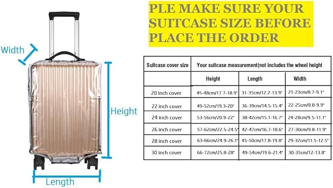 FABUWAY PVC Suitcase Cover - Image 5
