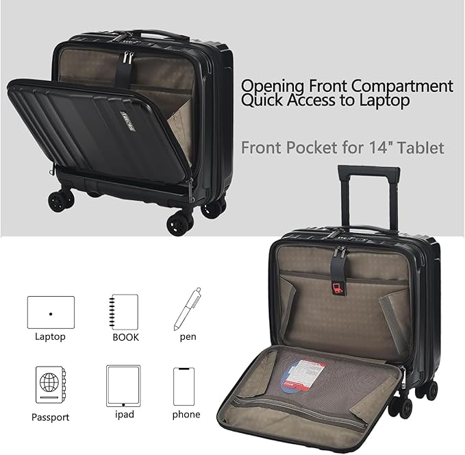 TydeCkare 16" Carry on Luggage - Image 4