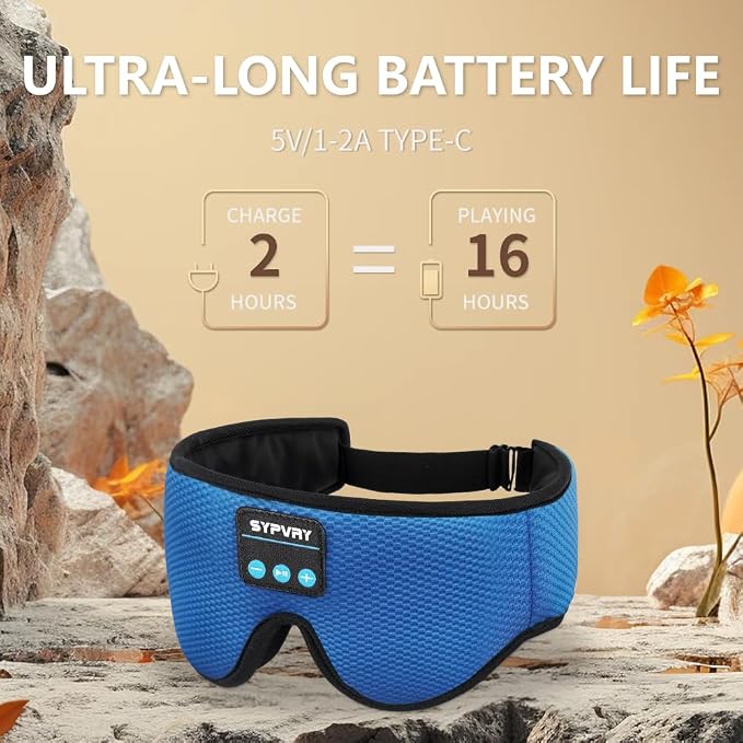 Bluetooth Sleep Mask Wireless Headphones 3D Bluetooth Eye Mask - Image 2