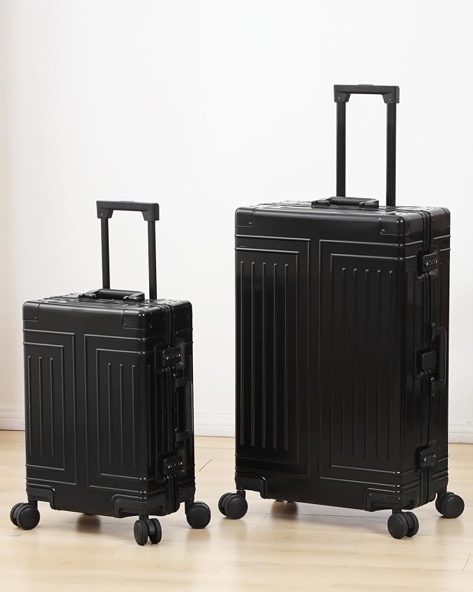 All Aluminum Magnesium 20/28 Luggage set ，Cut from Whole Aluminum Sheet，22x14x9 - Image 4