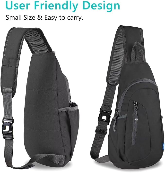 TITECOUGO Small Sling Bag, Lightweight Crossbody Backpack - Image 3