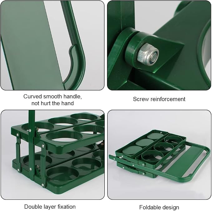 Portable Drink Carrier for Big Cups, Foldable Plastic Cup Holder, Reusable Cup - Image 6