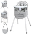 4 in 1 Portable Baby Highchair Convertible Highchair by BOSEDSANG