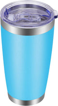 VEGOND 20oz Tumbler with Lid and Straw Stainless Steel Tumbler Cup Vacuum by VEGOND