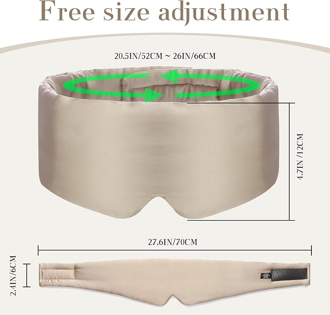 100% Mulberry Silk Sleep Mask Eye Mask - Image 5