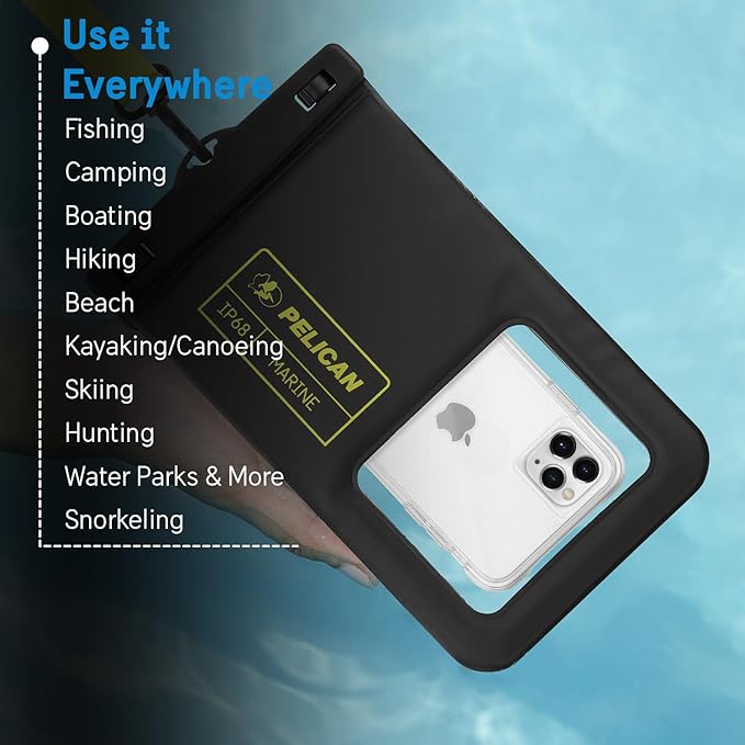 Pelican Marine - IP68 Waterproof Phone Pouch Floating Waterproof Phone Case - - Image 7