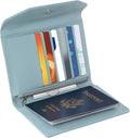 Leather Passport Holder for Travel, Passport Book Holder, Rfid Blocking Travel by WHHMK