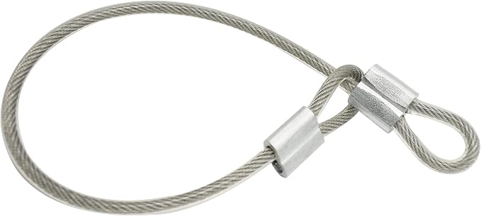 10 Pcs 2mm Wire 12 inch Vinyl Coated Stainless Steel Cable by Floyutin