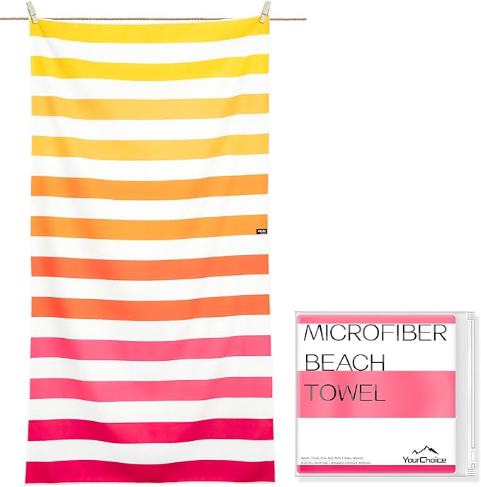 Your Choice Microfiber Quick Dry Sand-Free Beach Towel by YourChoice