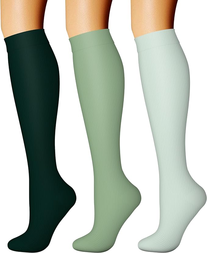 CHARMKING Compression Socks for Women & Men Circulation 15-20 mmHg is Best by CHARMKING