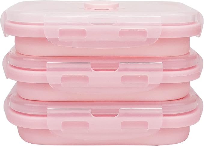 CCyanzi 3piece Collapsible Food Storage Containers by CCyanzi