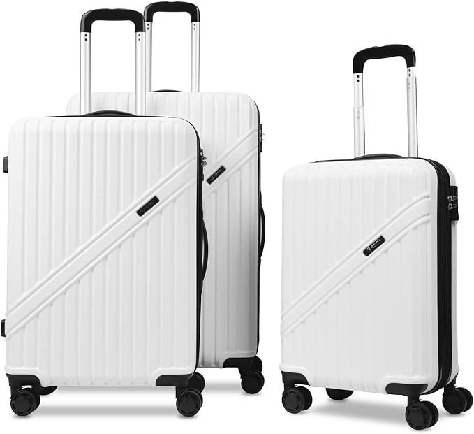 GinzaTravel Luggage Sets 3-Piece Expandable Suitcases by PRIMICIAAuthorizedProducts