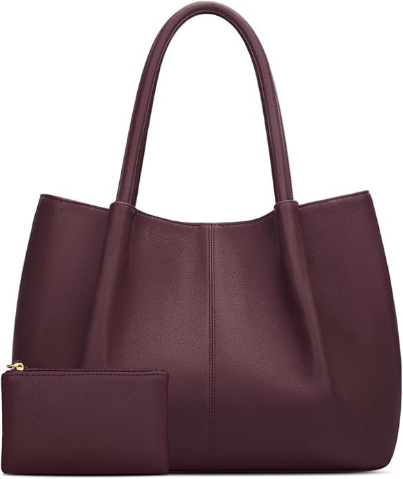 KKXIU Tote Bag for Women Vegan Leather Shoulder Purse Large Capacity Travel Bag by KKXIU