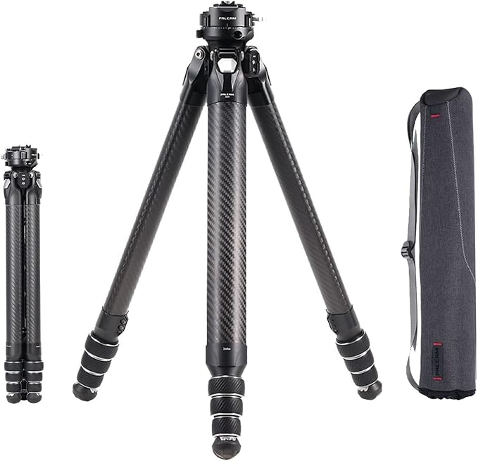 Falcam TreeRoot F38 Pro Carbon Fiber Tripod, 5kg Load, F22 Interfaces, 1/4" by Kongeeker