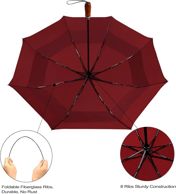 Lejorain Large Folding Golf Umbrella - Image 5