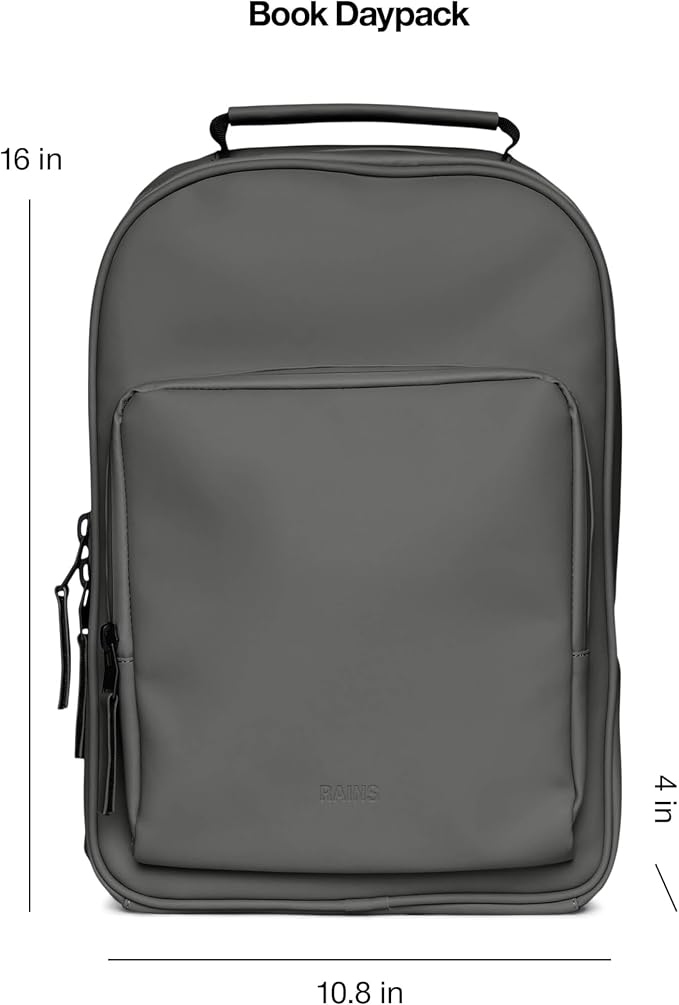 RAINS Regular Book Daypack, Laptop Bag, Waterproof, 2 Year Warranty - Image 6