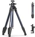 ULANZI Ombra ⅡCamera Tripod 61.5 Inch, 360° Ball Head Travel Tripod Stand by ulanzi