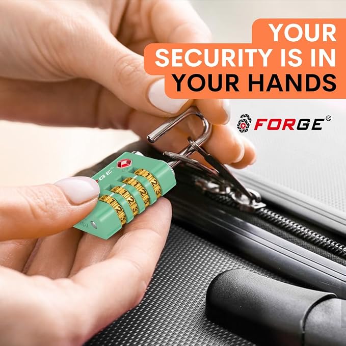 Forge Dual-Opening: Key or Combination Access Lock, TSA Approved Locks - Image 8